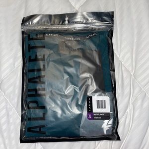 NWT XL deep teal Alphalete cutoff shirt